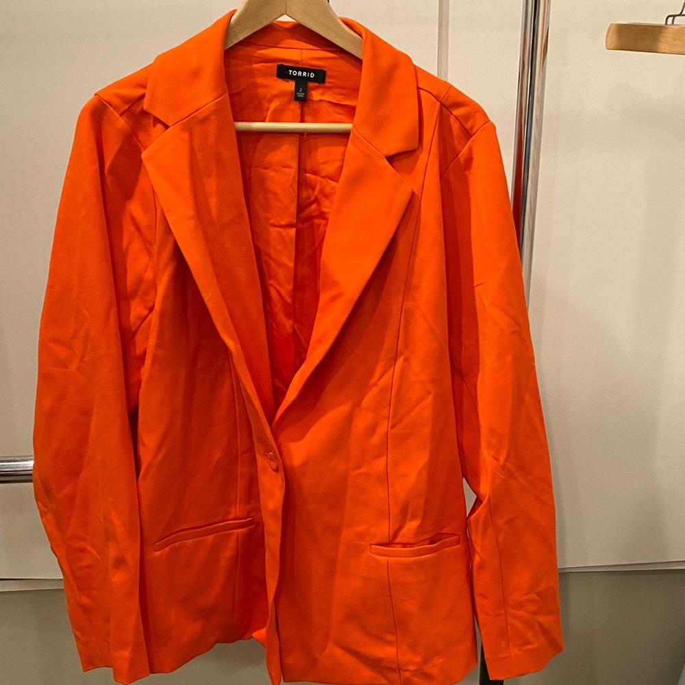 Torrid Vibrant Orange Women's Blazer